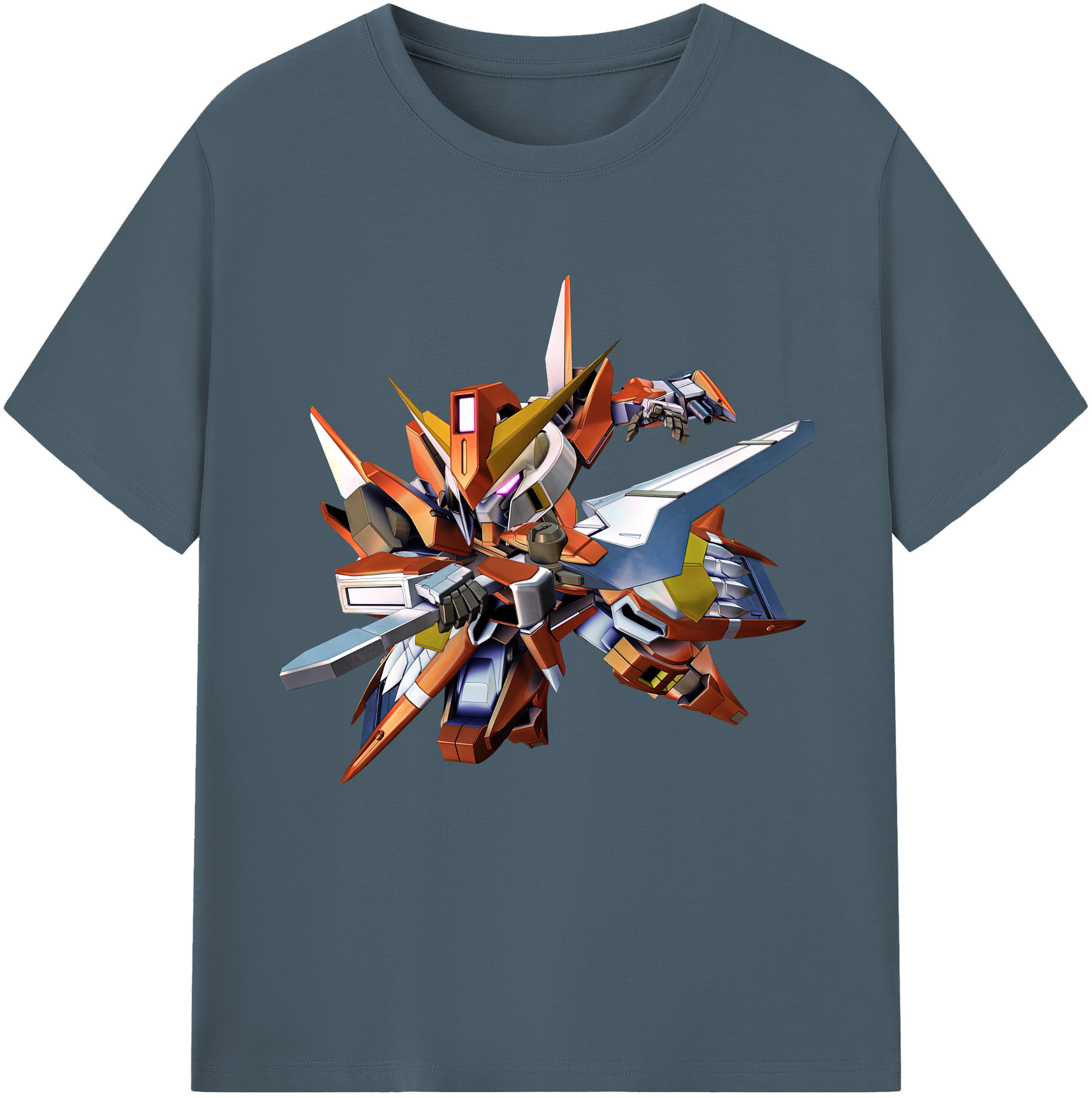 （画像用） 機動戦士ガンダム Mobile Suit Gundam 綿100％半袖Tシャツ（フロントプリント）
